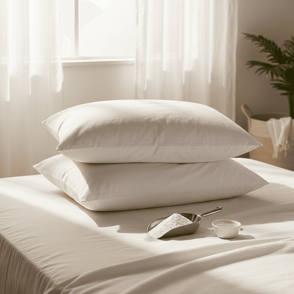 How To Whiten Yellow Pillows In The Washing Machine